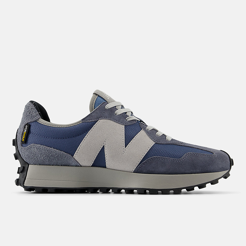 New Balance 327 Shoes Dark Arctic Grey with Vintage Indigo